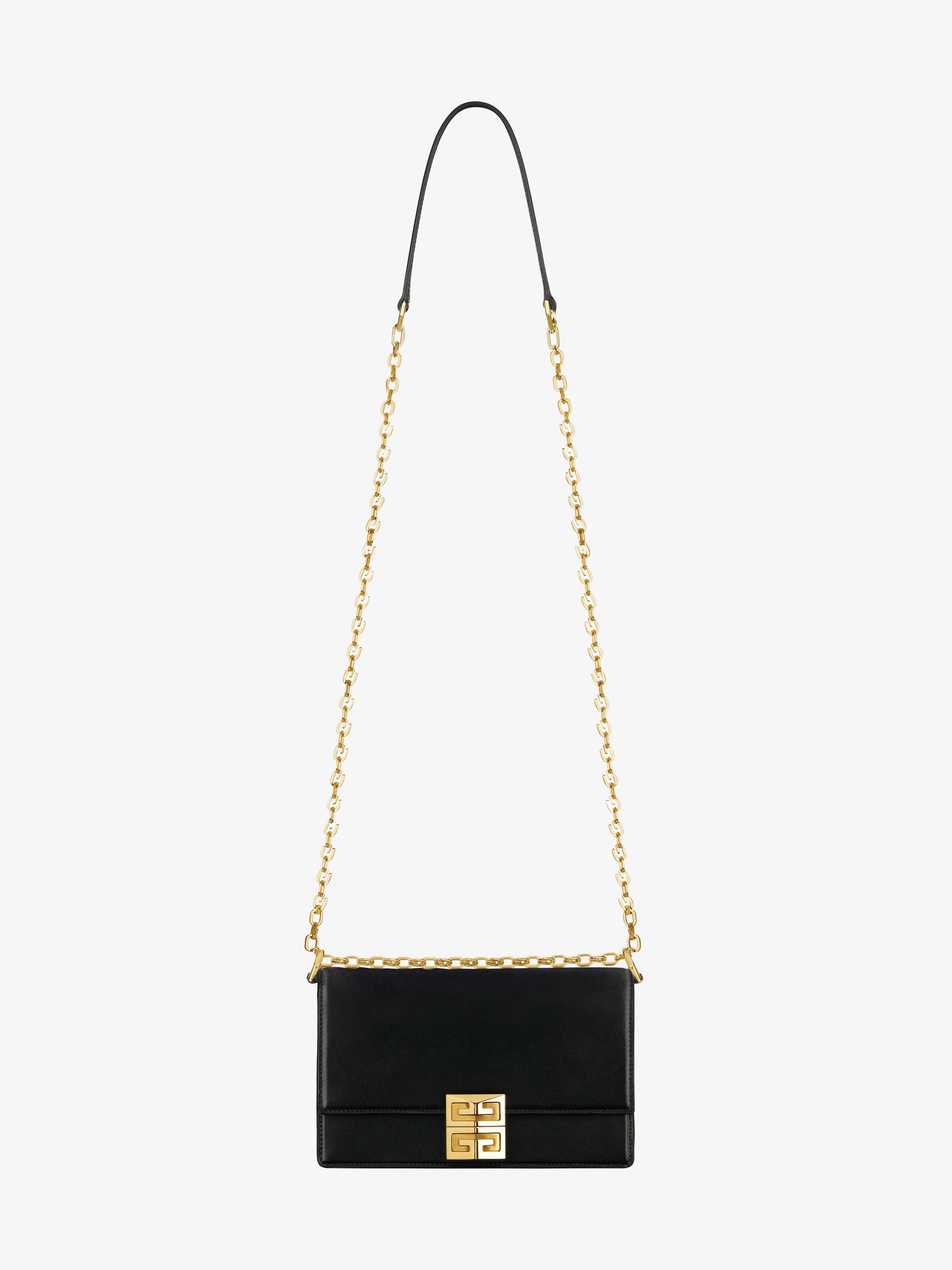 SMALL 4G BAG IN BOX LEATHER WITH CHAIN - 3