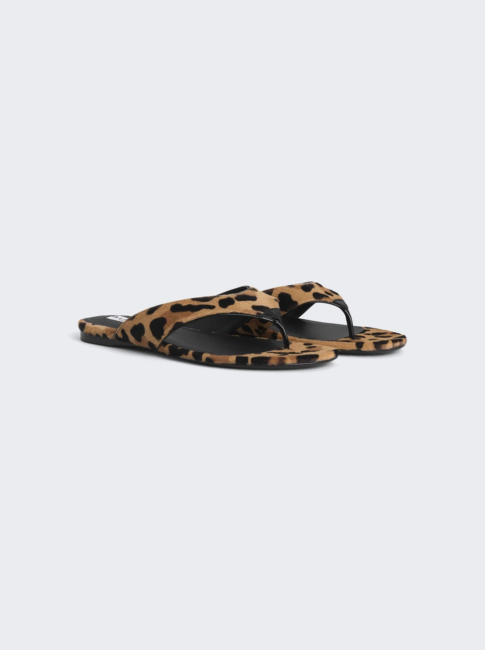 Flat Thong Mules Brun Sepia - 2