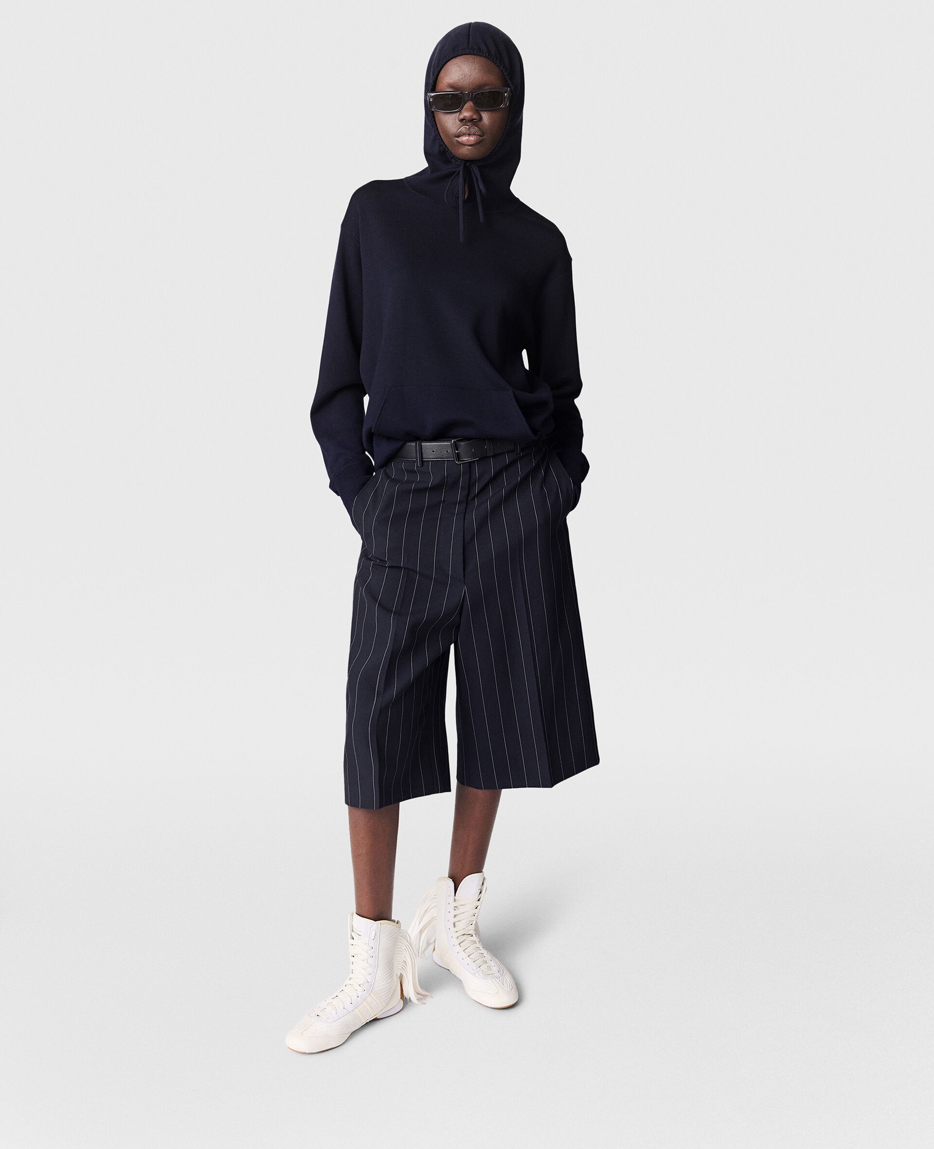 Slouchy Drawstring Hoodie - 5