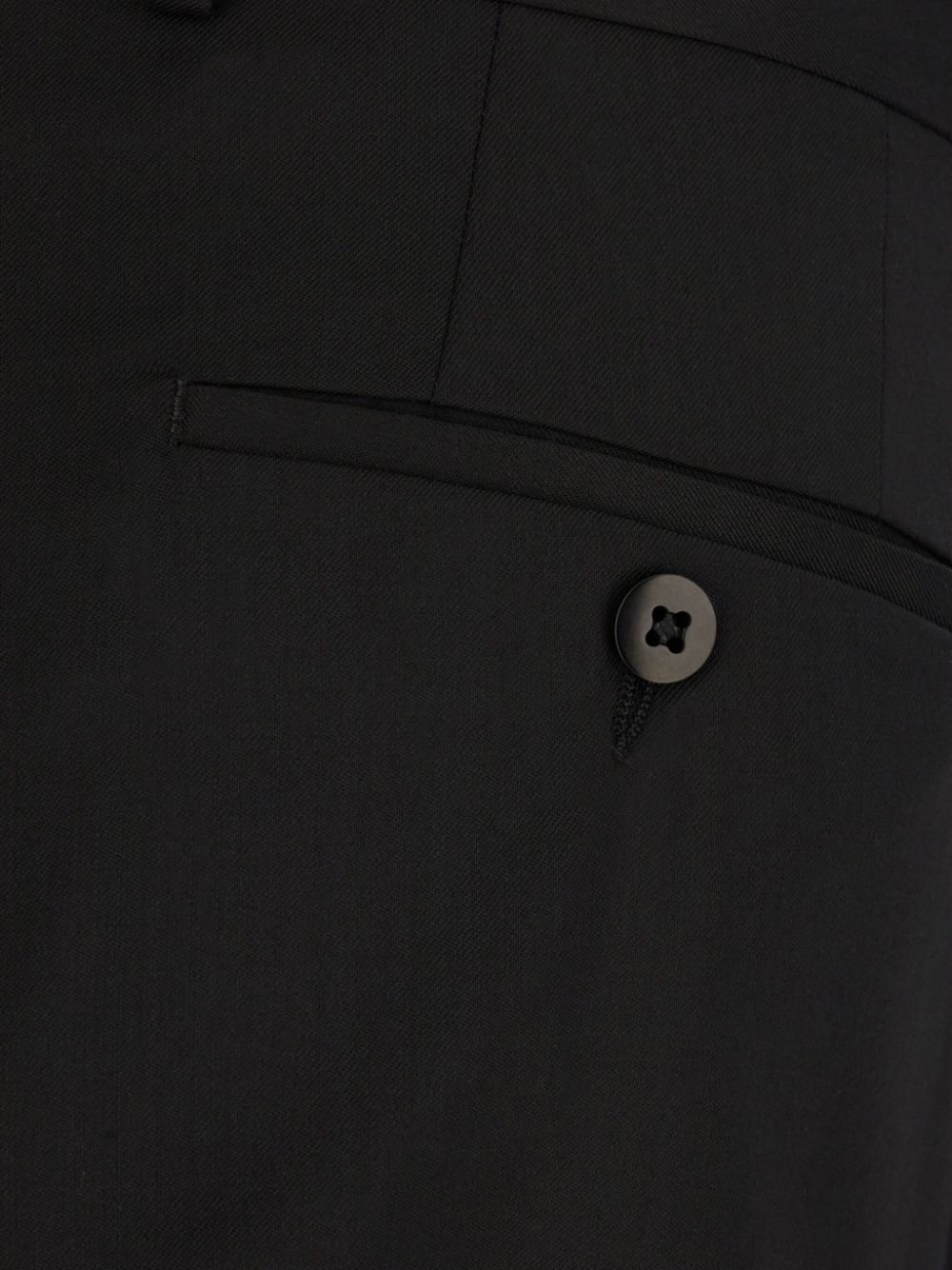 pressed-crease tapered trousers - 3