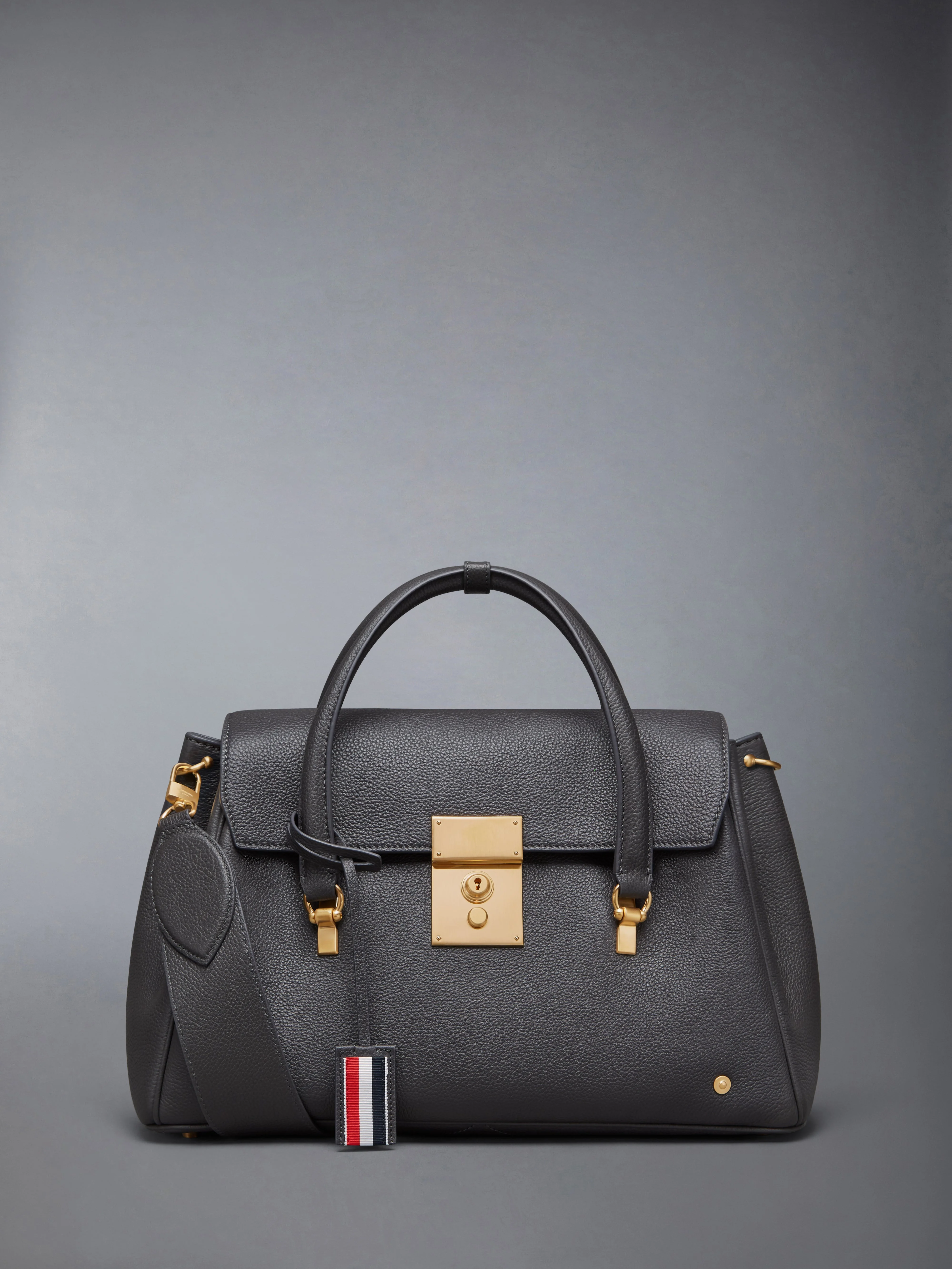 BOLTON BAG IN SOFT PEBBLE GRAIN LEATHER - 1