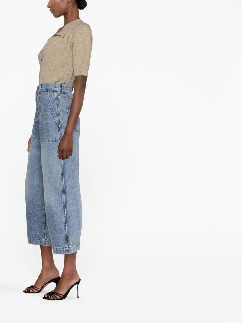 Hewey high-waisted cropped jeans - 3