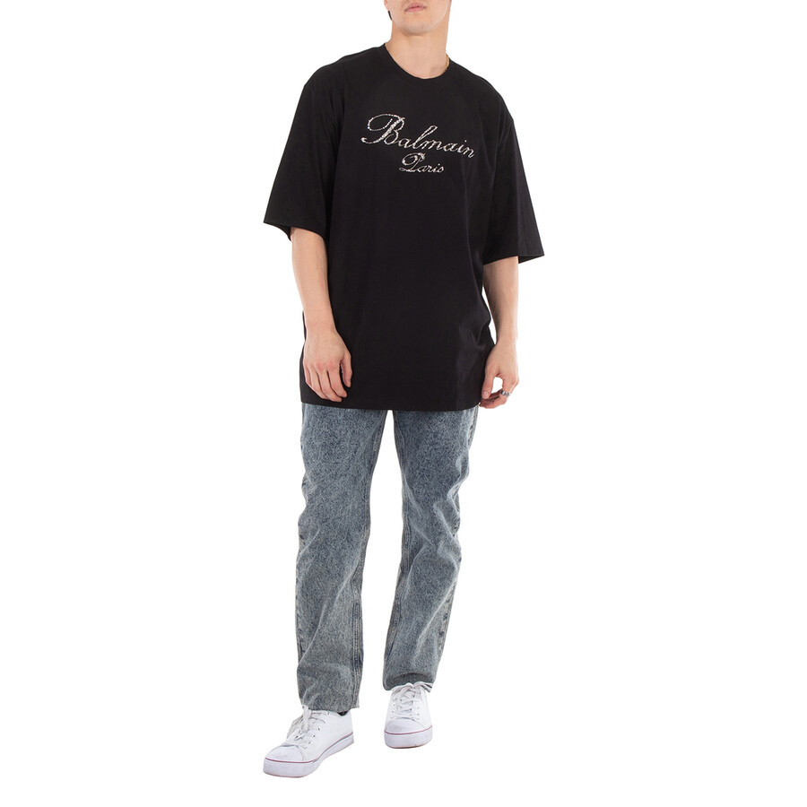 Balmain Signature Embroidered T-Shirt - 3
