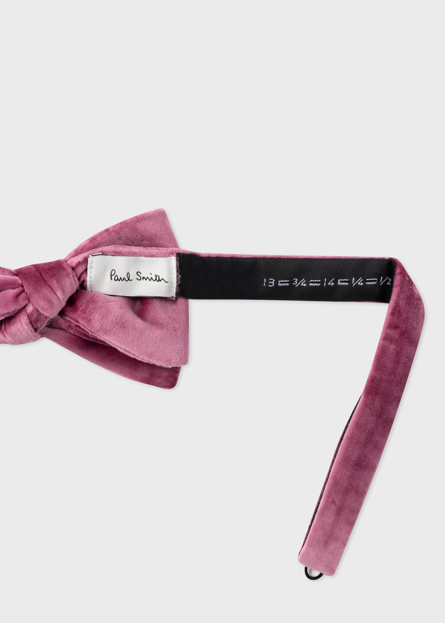 Fuchsia Velvet Self-Tie Bow Tie - 4