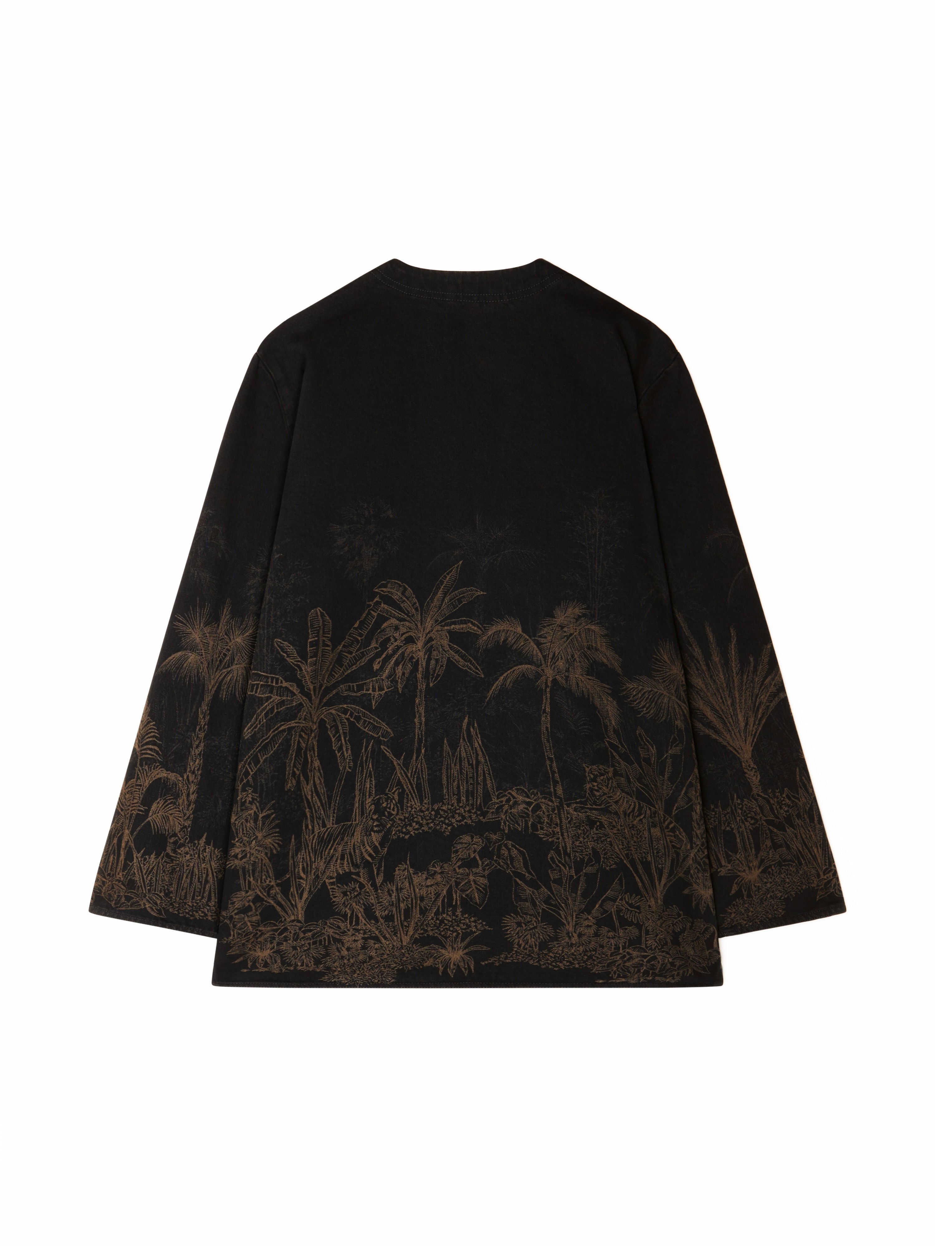 Jungle Toile De Jouy Denim Chemisier - 3