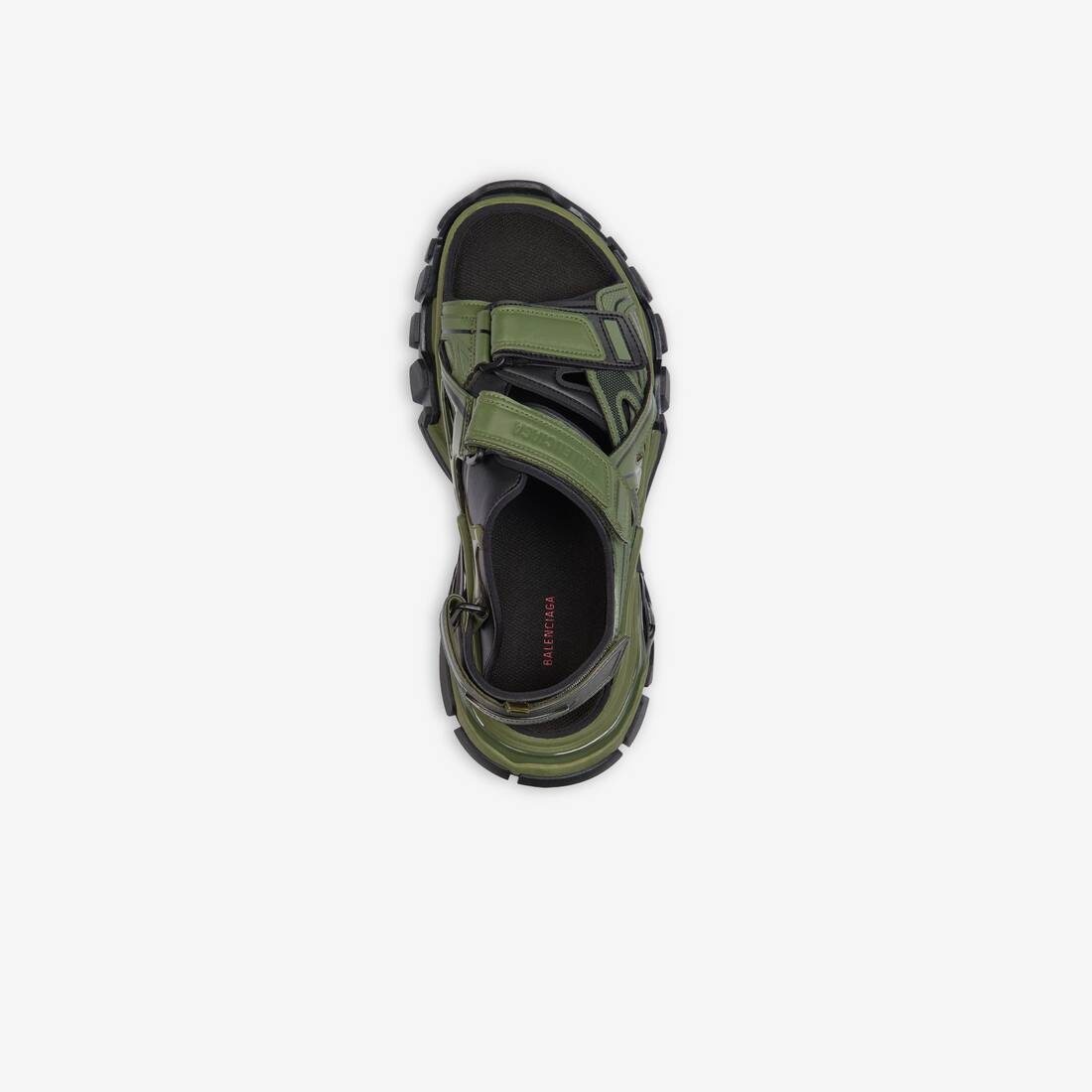 Men's Track Sandal in Kaki/black - 5