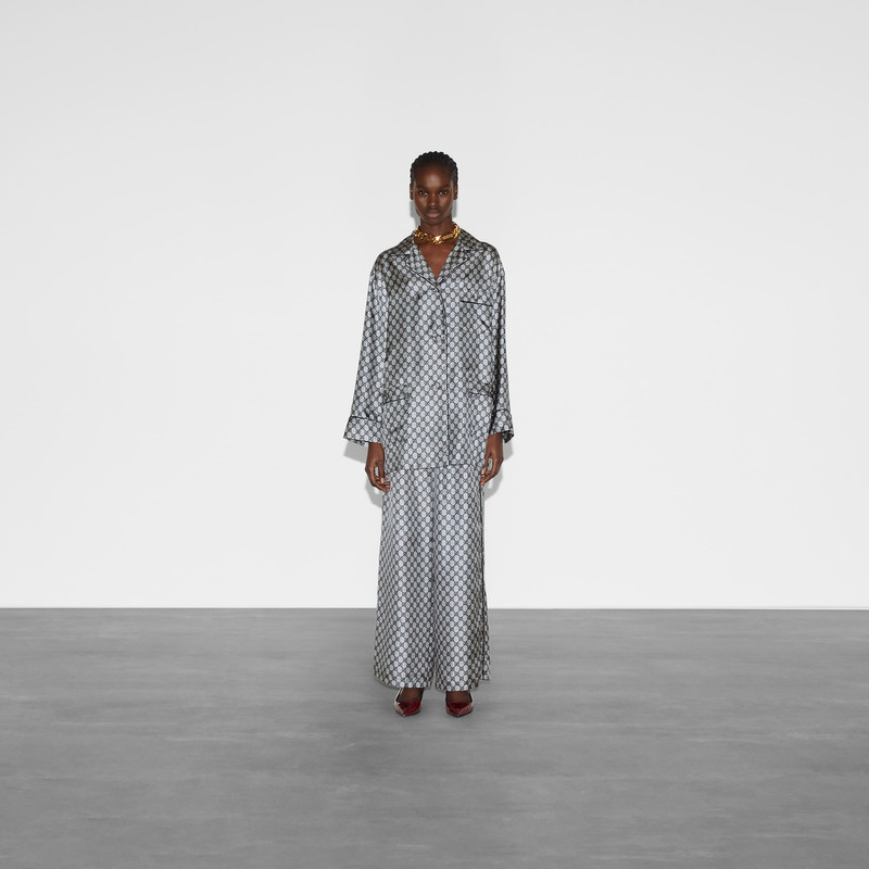 GUCCI GG silk twill shirt outlook