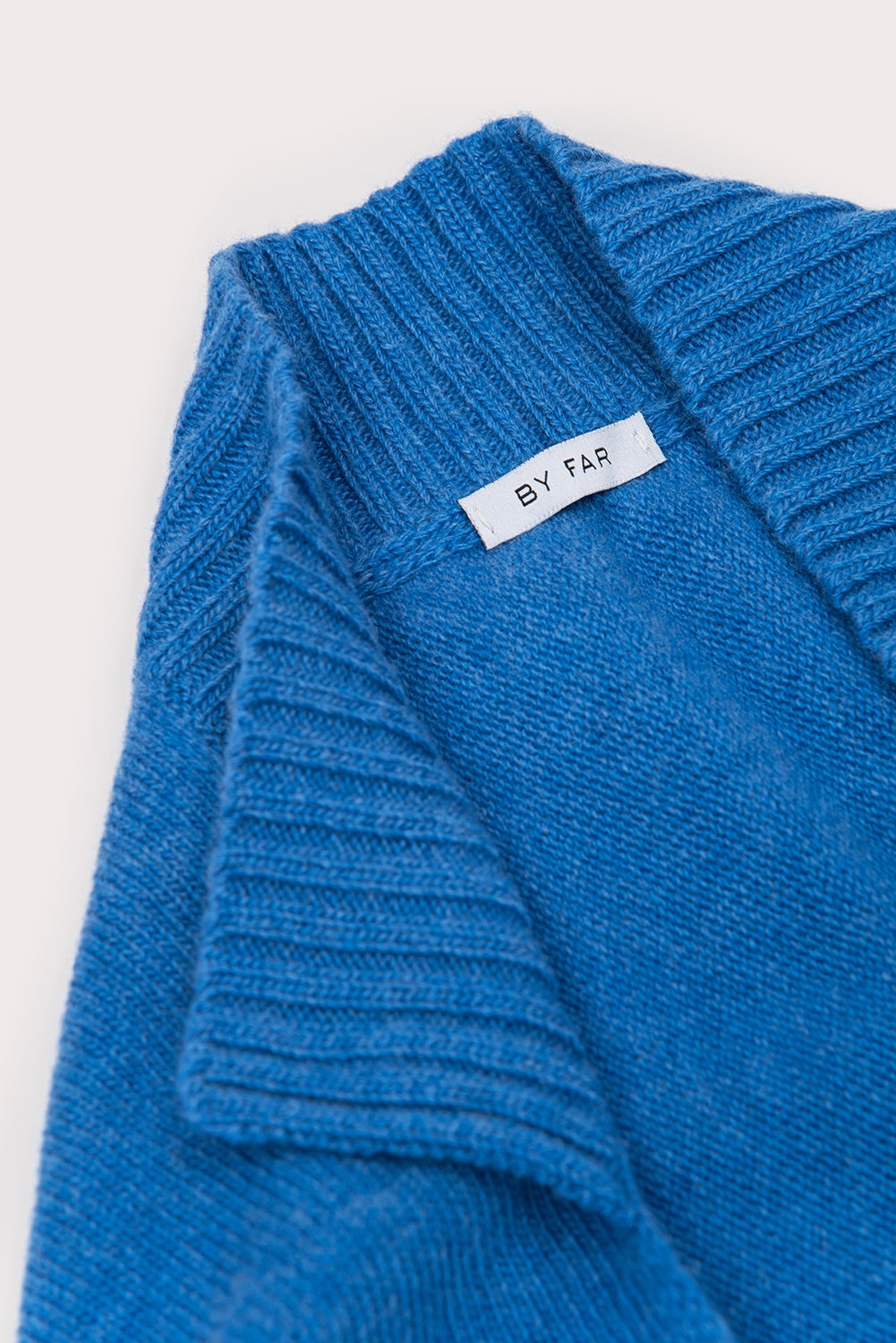 Collar Scarf Deep Blue Wool - 5