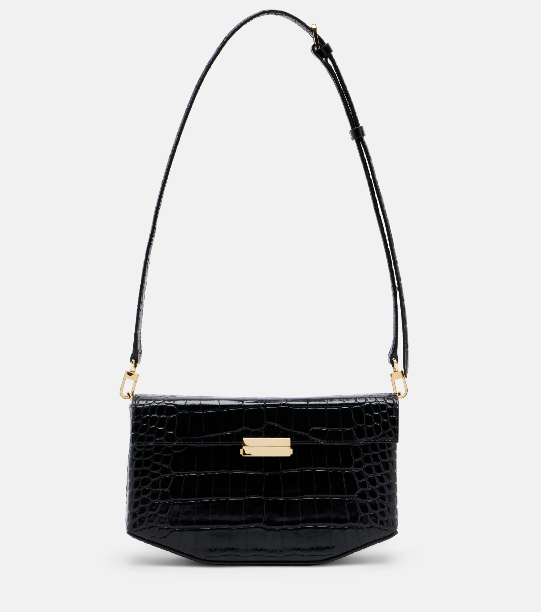 Clip Small leather shoulder bag - 1