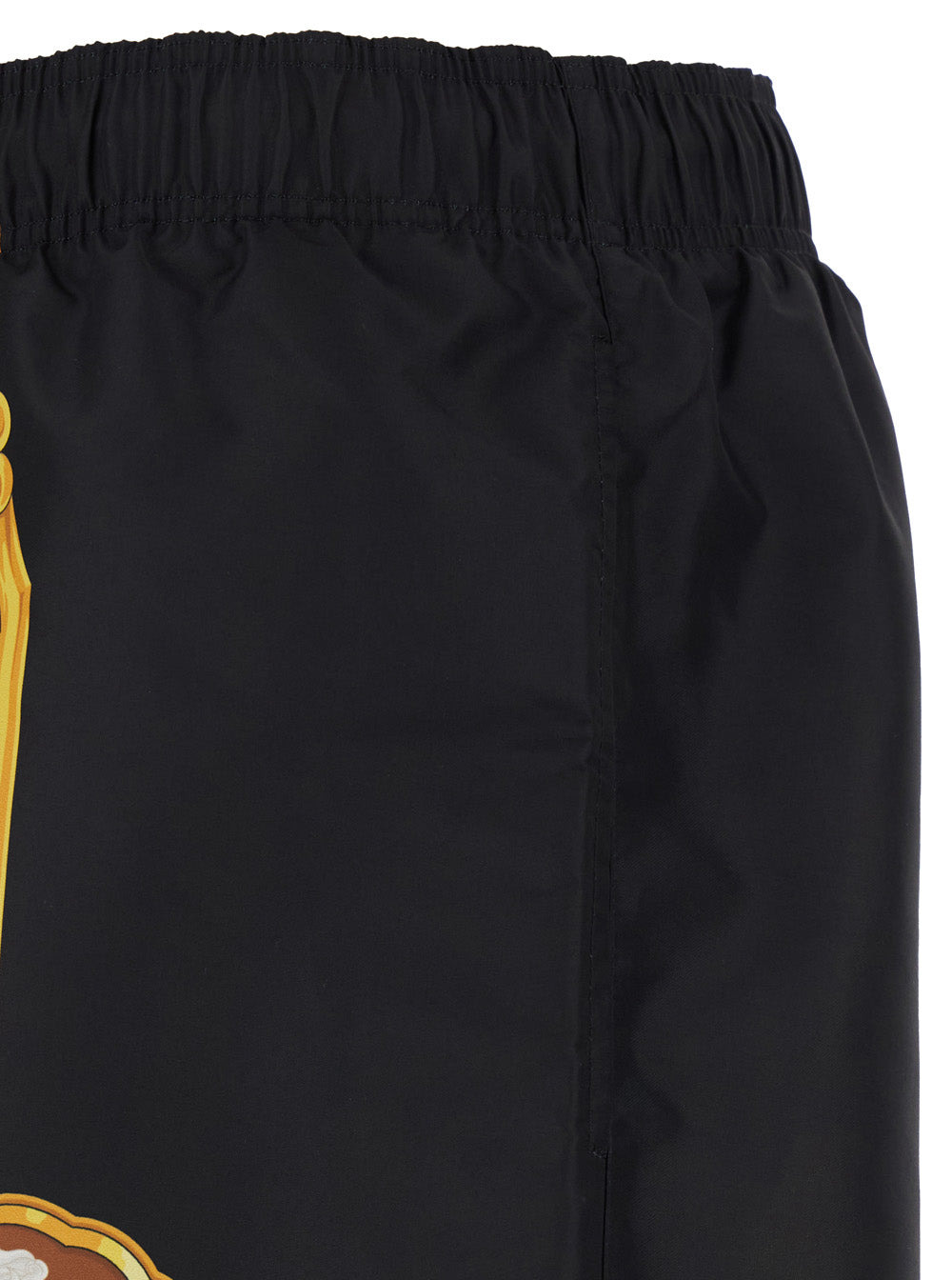 Versace Men Black Swimsuit With All-Over Cameo Print In Tech Fabric Man - 3
