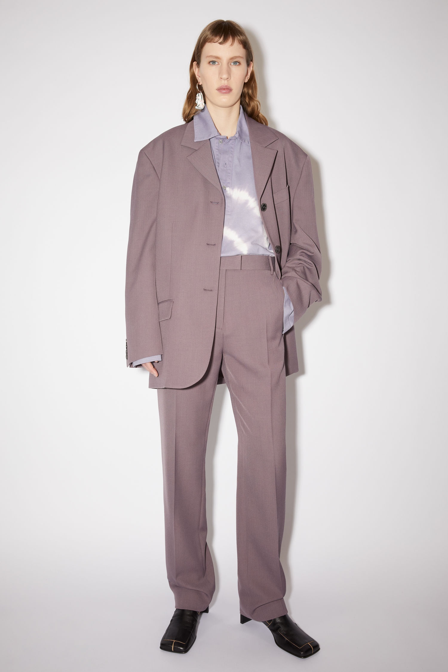 Suit trousers - Mauve purple - 2