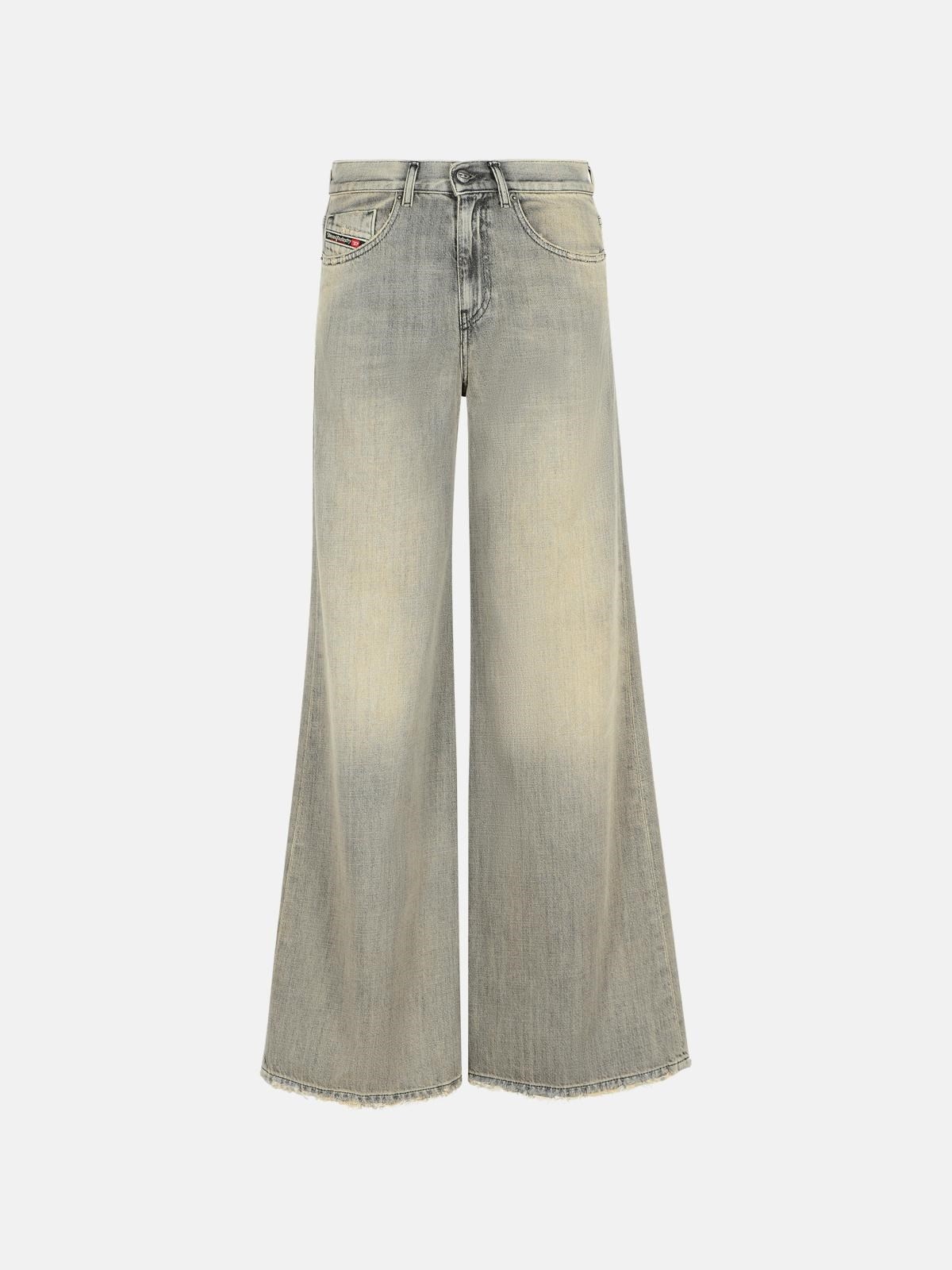 '1978 AKEMI' GREY COTTON BLEND JEANS - 1