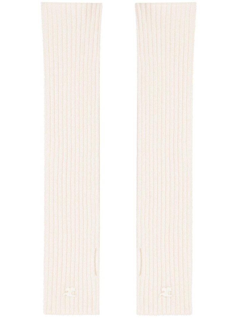 ribbed wool mittens 1