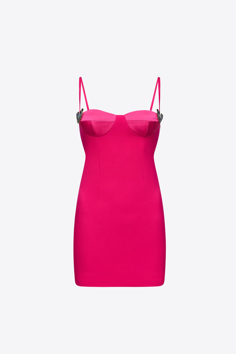 CRYSTAL HEART MINI DRESS - 1