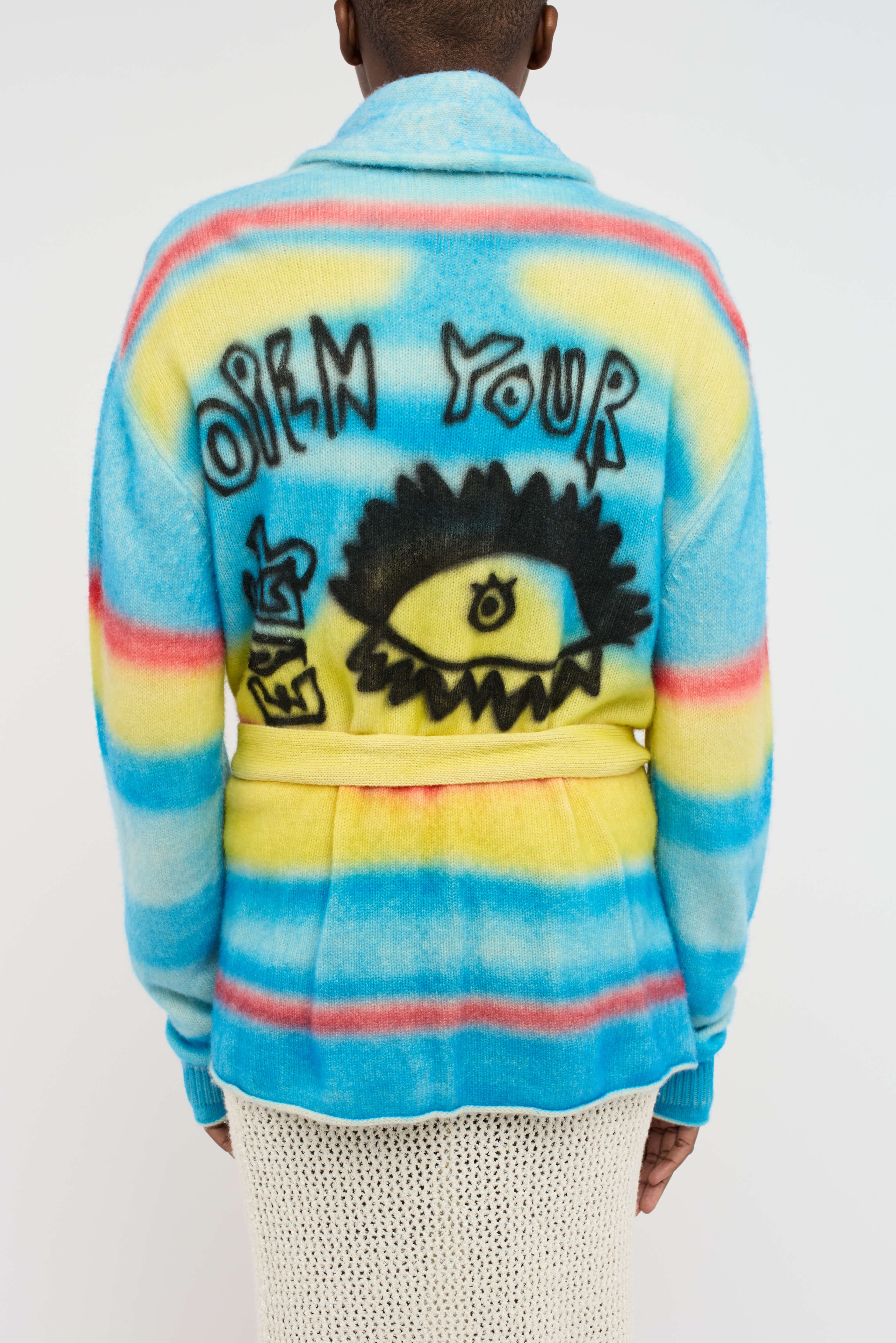 GRAFFITI WOMEN'S BELTED CARDIGAN - 5