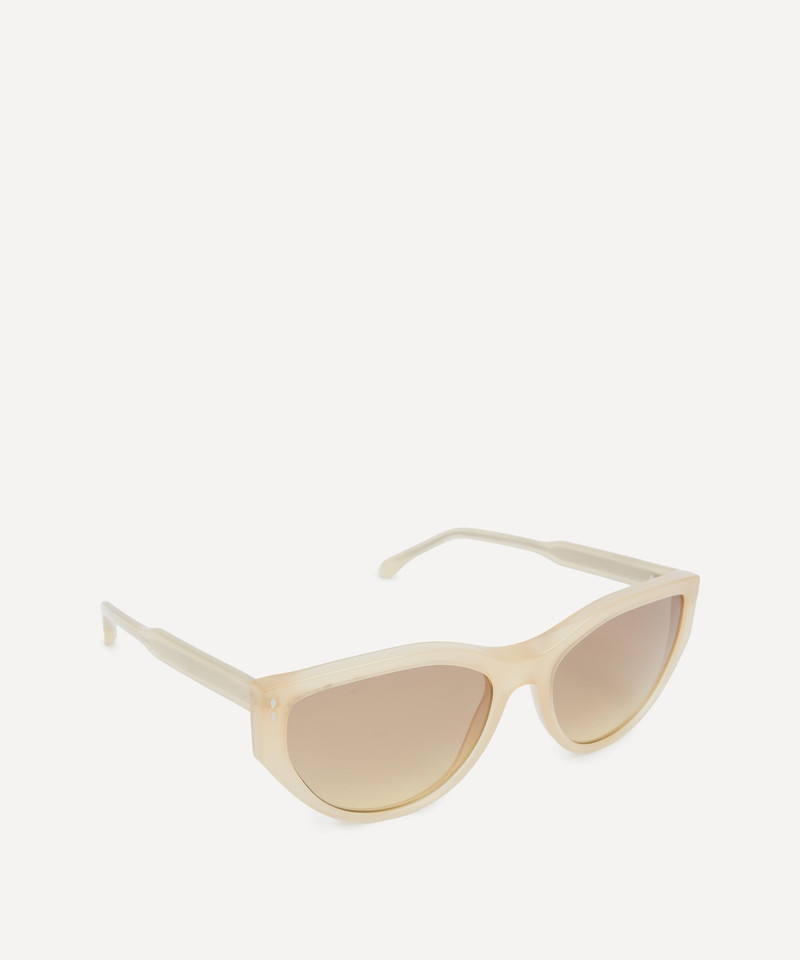 Isabel Marant Yellow Acetate Cat Eye Sunglasses outlook