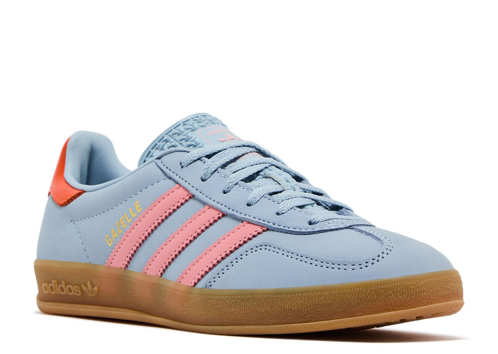 WMNS GAZELLE INDOOR 'WONDER BLUE SOLAR ORANGE' - 2