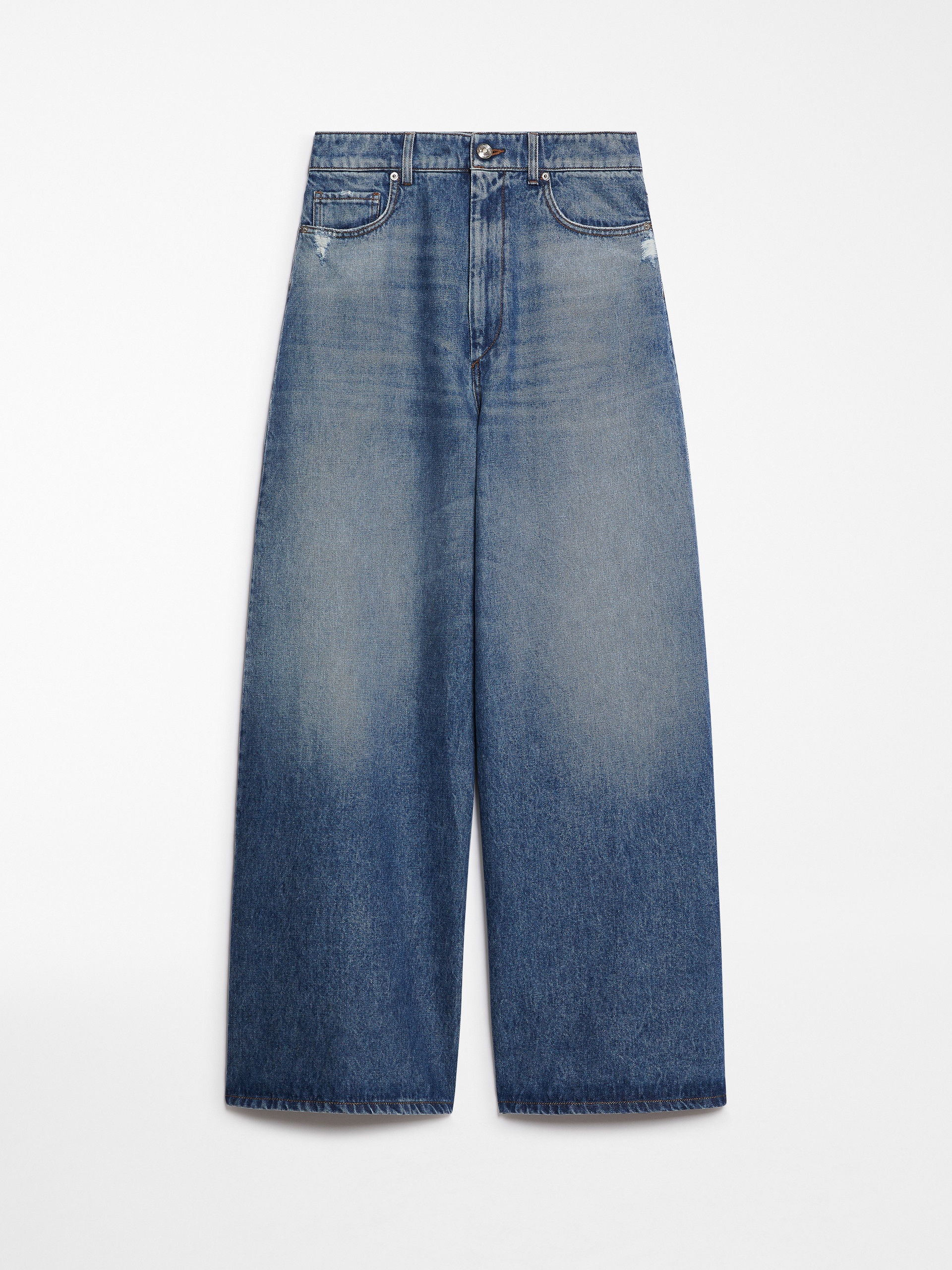 デニム・ジーパン SPORTMAX PROCIDA - Low-waisted oversize denim trousers Sportmax PROCIDA Oversized low-rise 5-pocket trousers