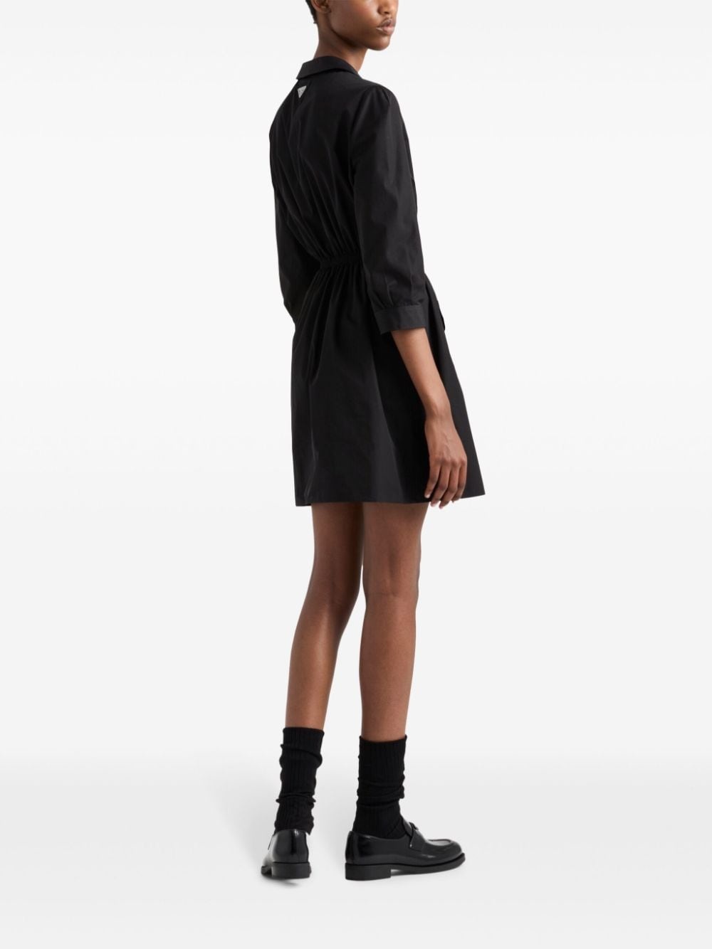poplin mini dress - 3