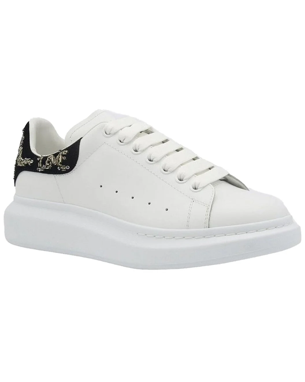 Alexander McQueen Men's Calfskin Leather Oversized Leather Sneaker (Authentic
Pre-Loved) - 1