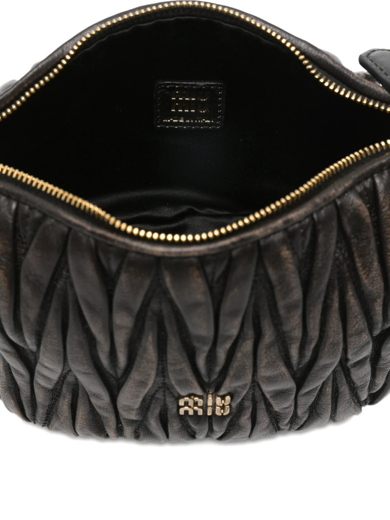 Miu Miu Miu Miu Mini Matelassé Logo-detail Shoulder Bag outlook