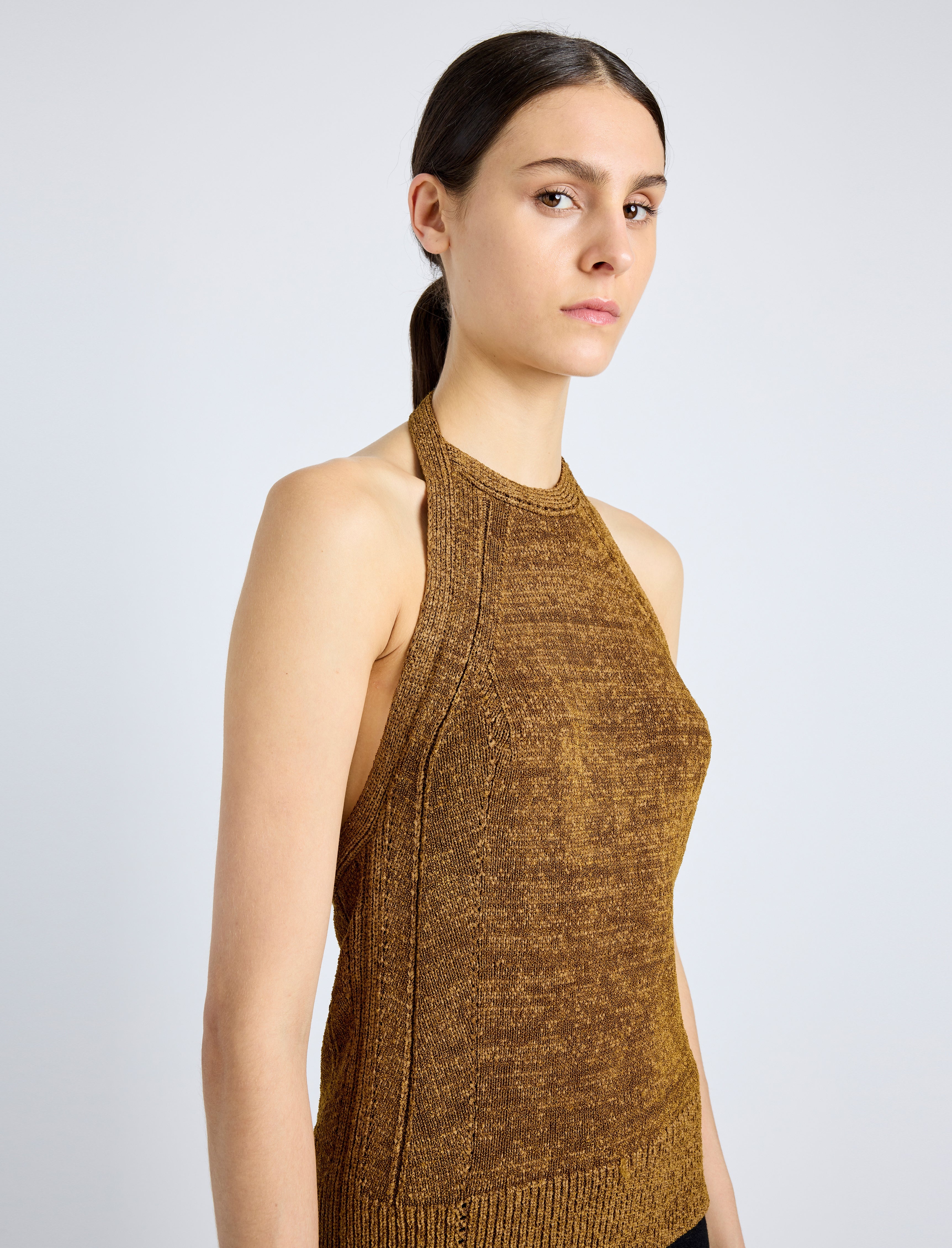 Leona Top in Viscose Ribbon Knit - 6