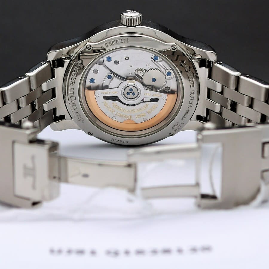 Pre-owned Jaeger LeCoultre Master Hometime Silver Dial Men's Watch Q1628120 - 5