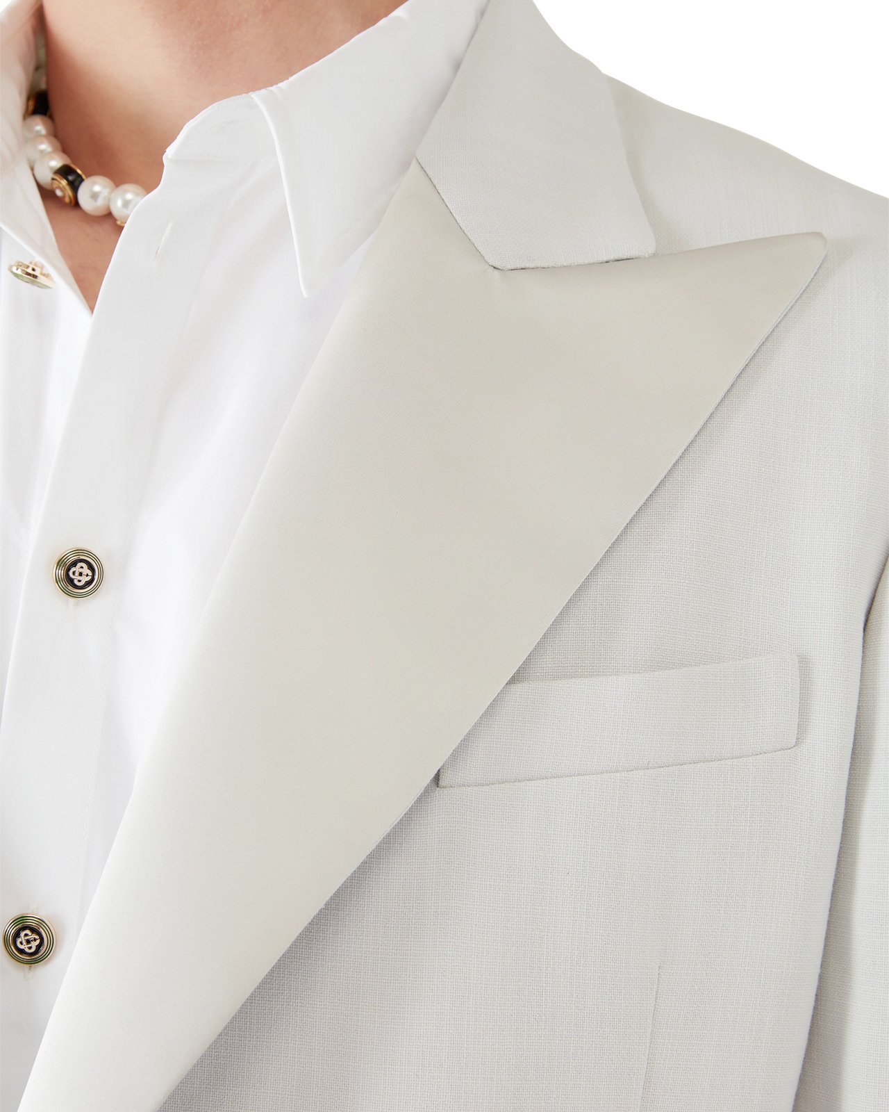 Double Breasted Tuxedo Jacket | Casablanca Paris - 4