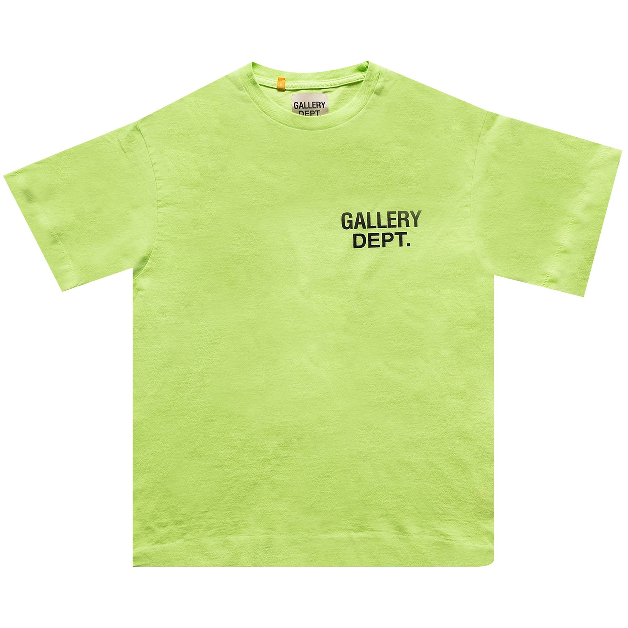 Gallery Dept. Vintage Souvenir Tee 'Lime Green' - 1