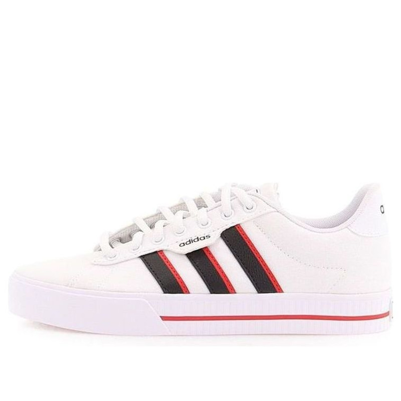 adidas neo Daily 3.0 'White Black Red' FZ3272 - 1