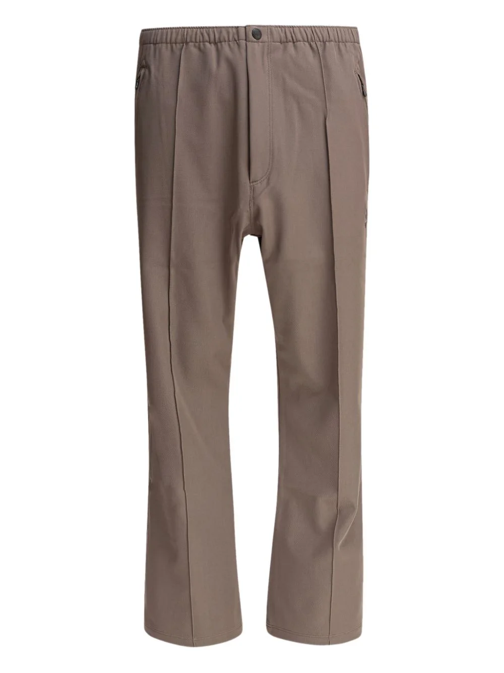 elasticated-waistband logo-embroidered track pants - 1