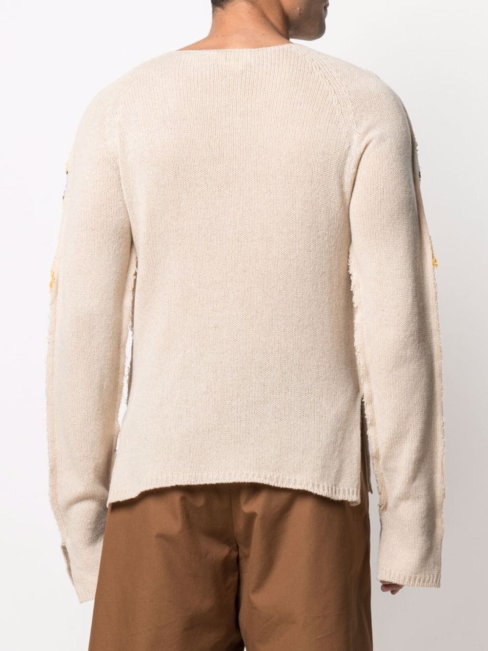 colour-block cashmere jumper - 4