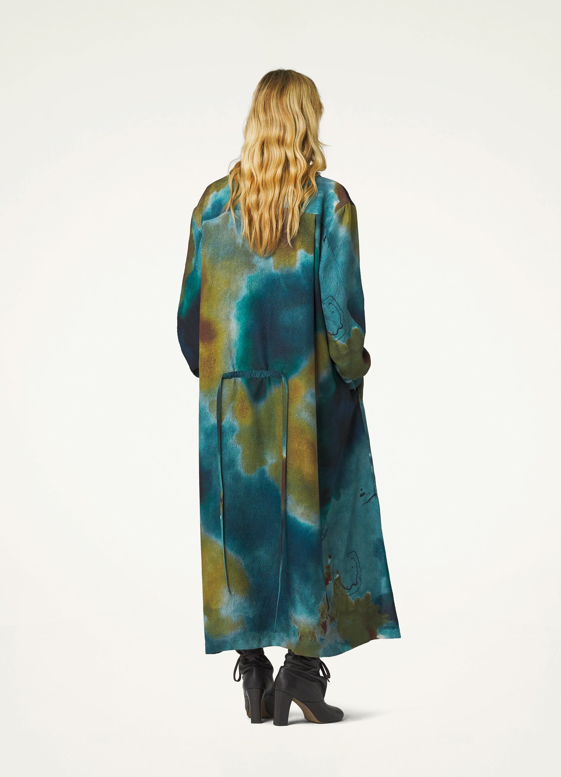 PRINTED LONG DRESS - 5