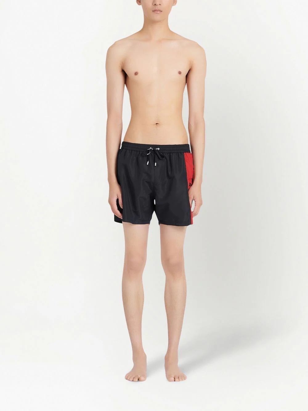 logo drawstring swim shorts - 3