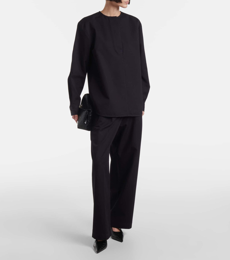 Totême Mid-rise cotton twill chinos outlook