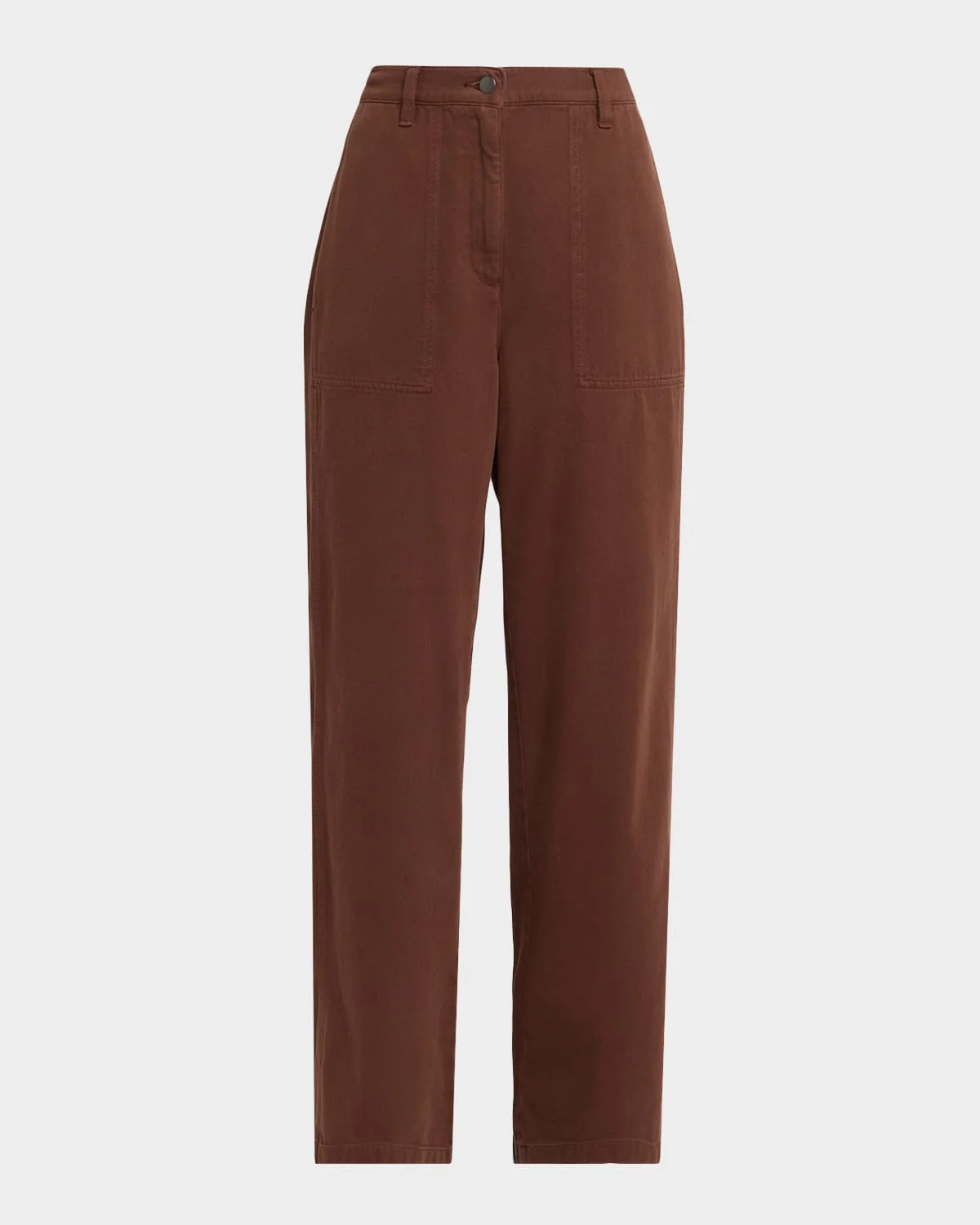 High-Waisted Organic Cotton Pants - 1