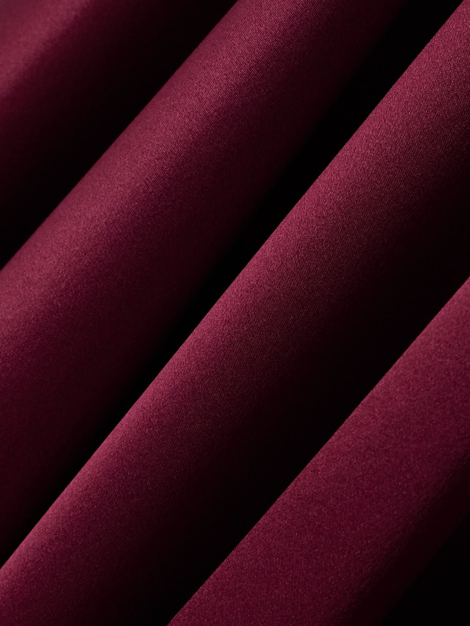 Illi V jersey and silk-satin maxi dress Burgundy - 4