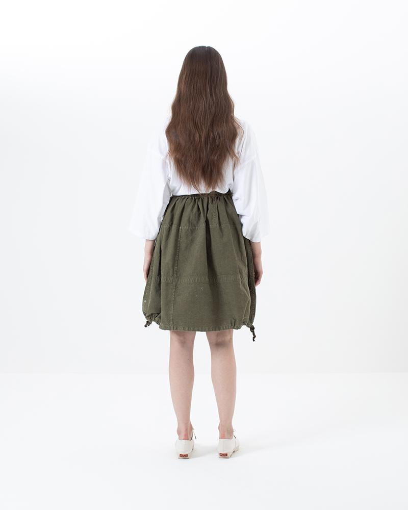 MIL SKIRT HBT OLIVE - 4