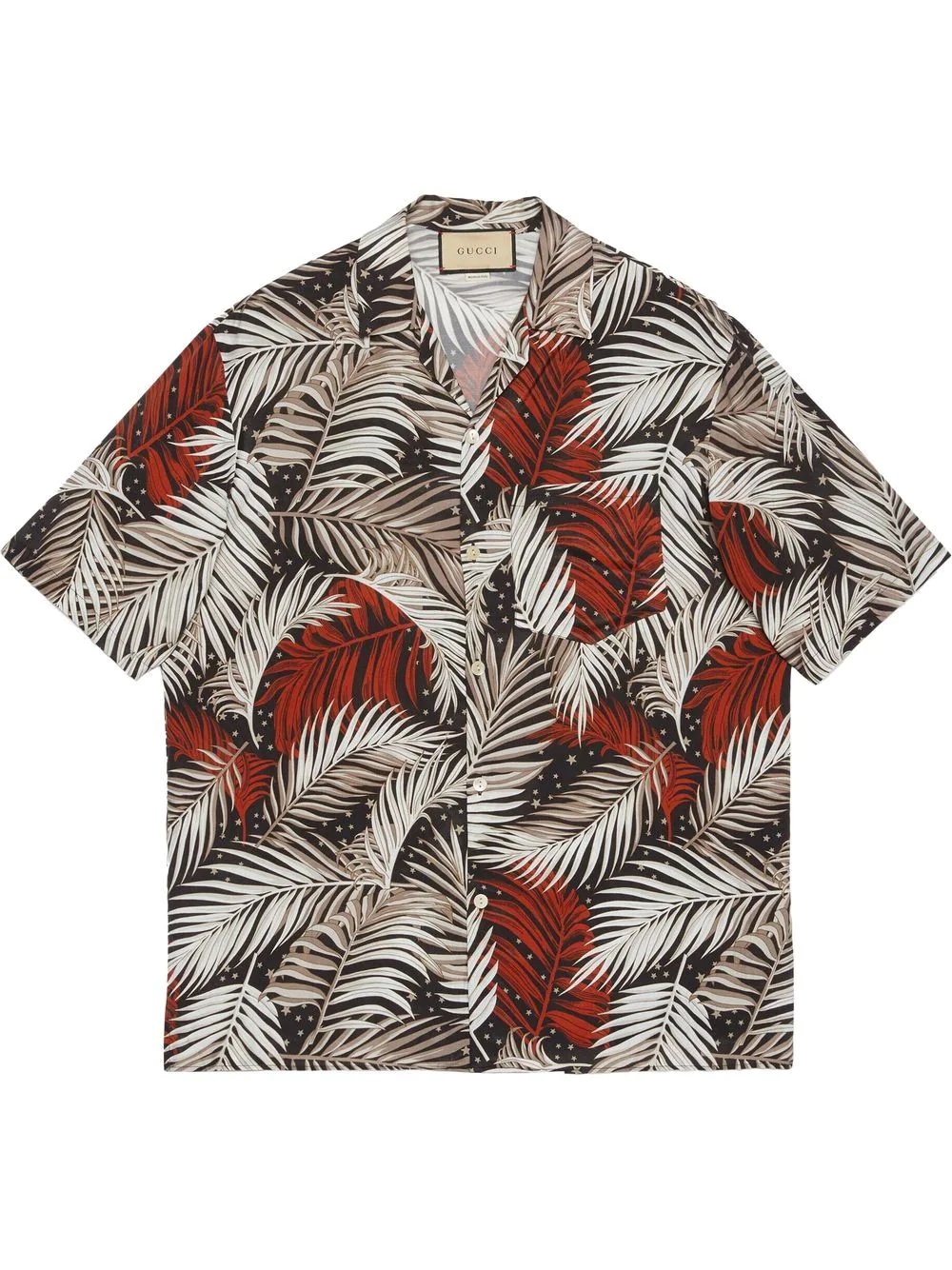 graphic-print short-sleeve shirt - 1