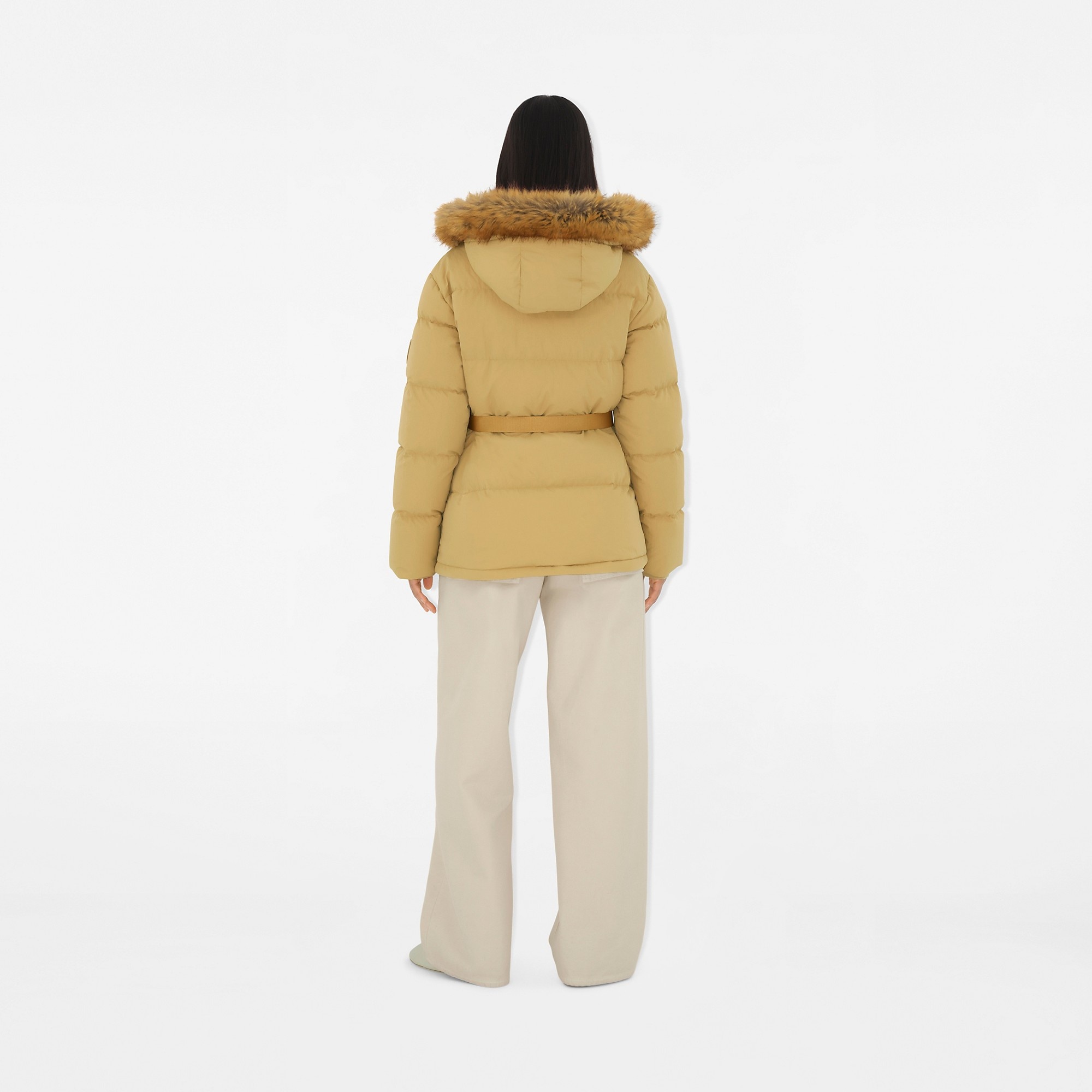 Short Nylon Puffer Coat - 4