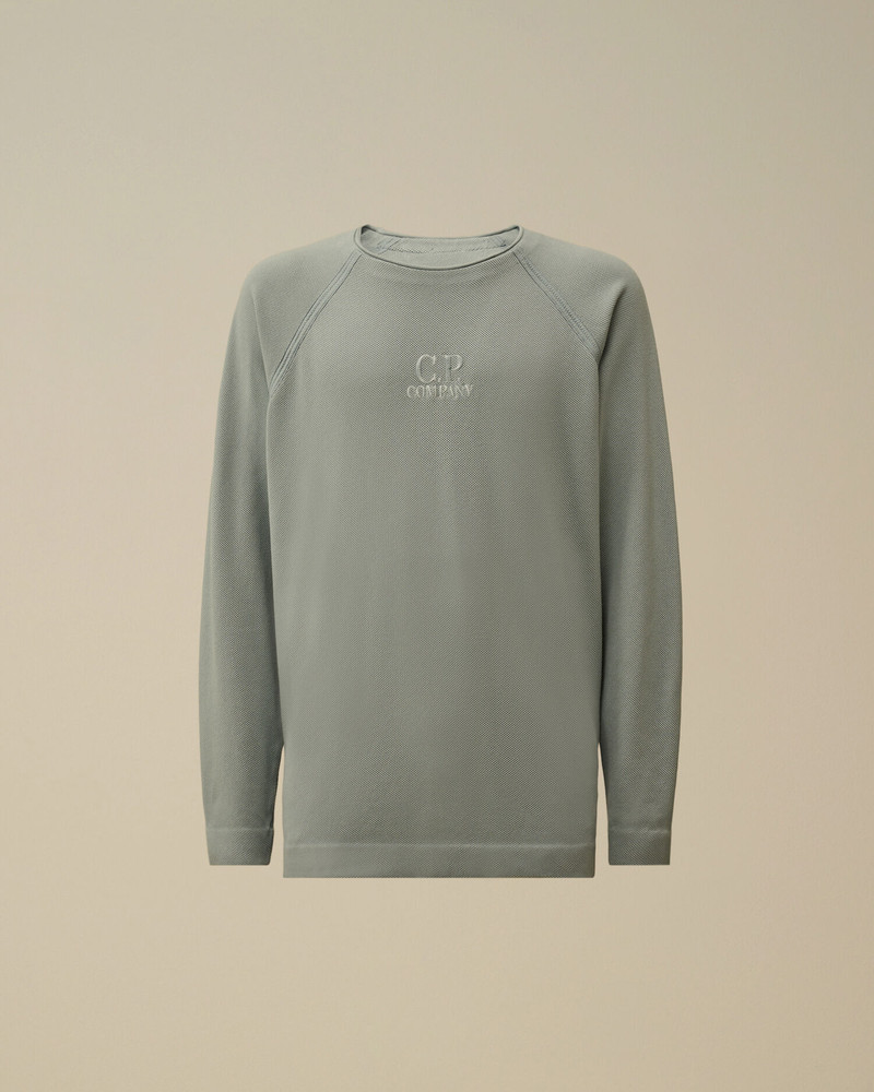 Heavy Piquet Pigment Dyed Mockneck Sweatshirt 1