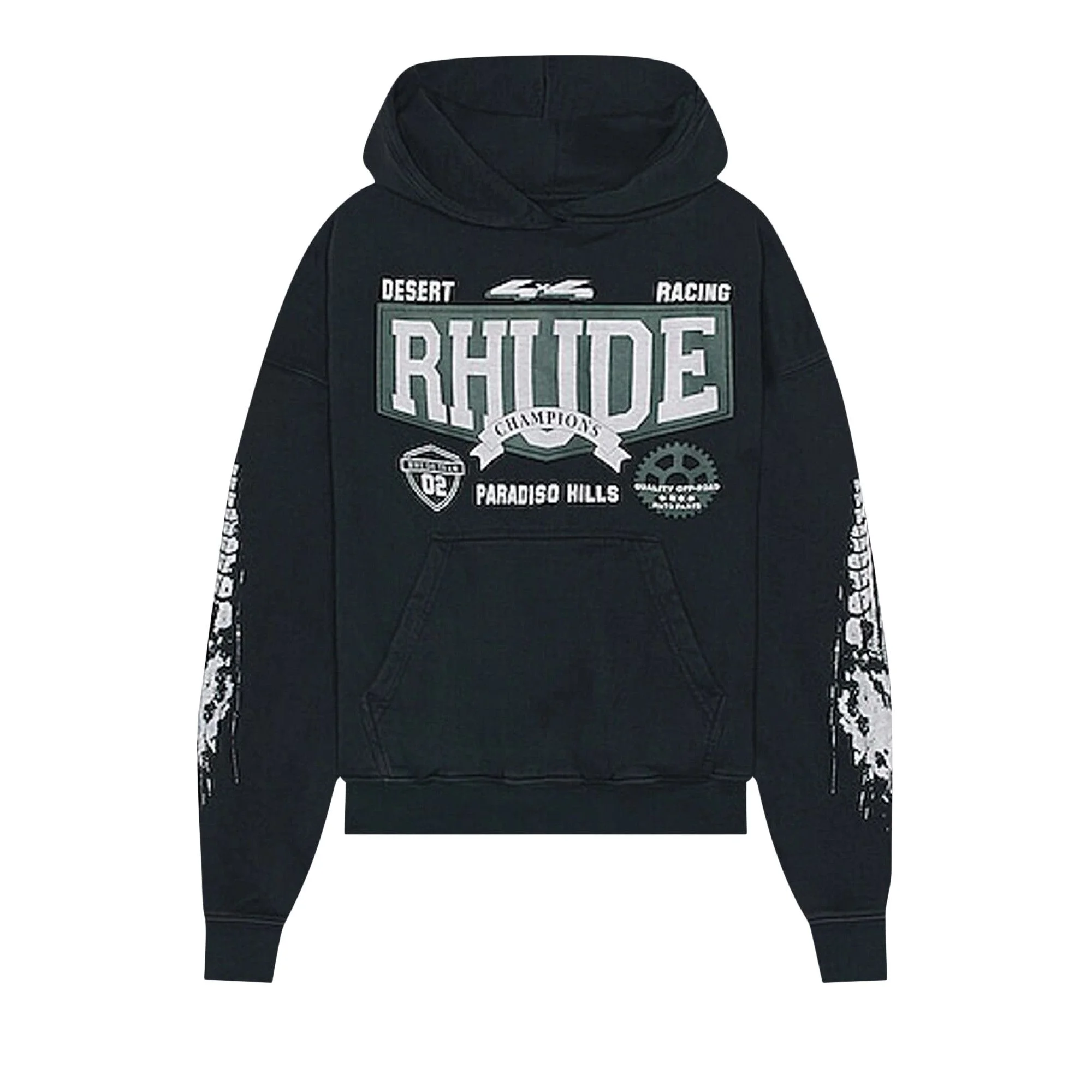 Rhude 4X4 Hoodie 'Vintage Black' - 1