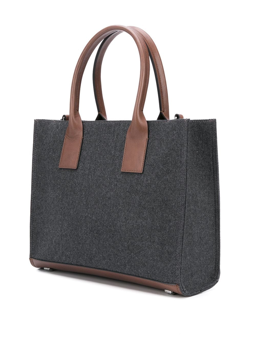 wool twill tote bag - 3