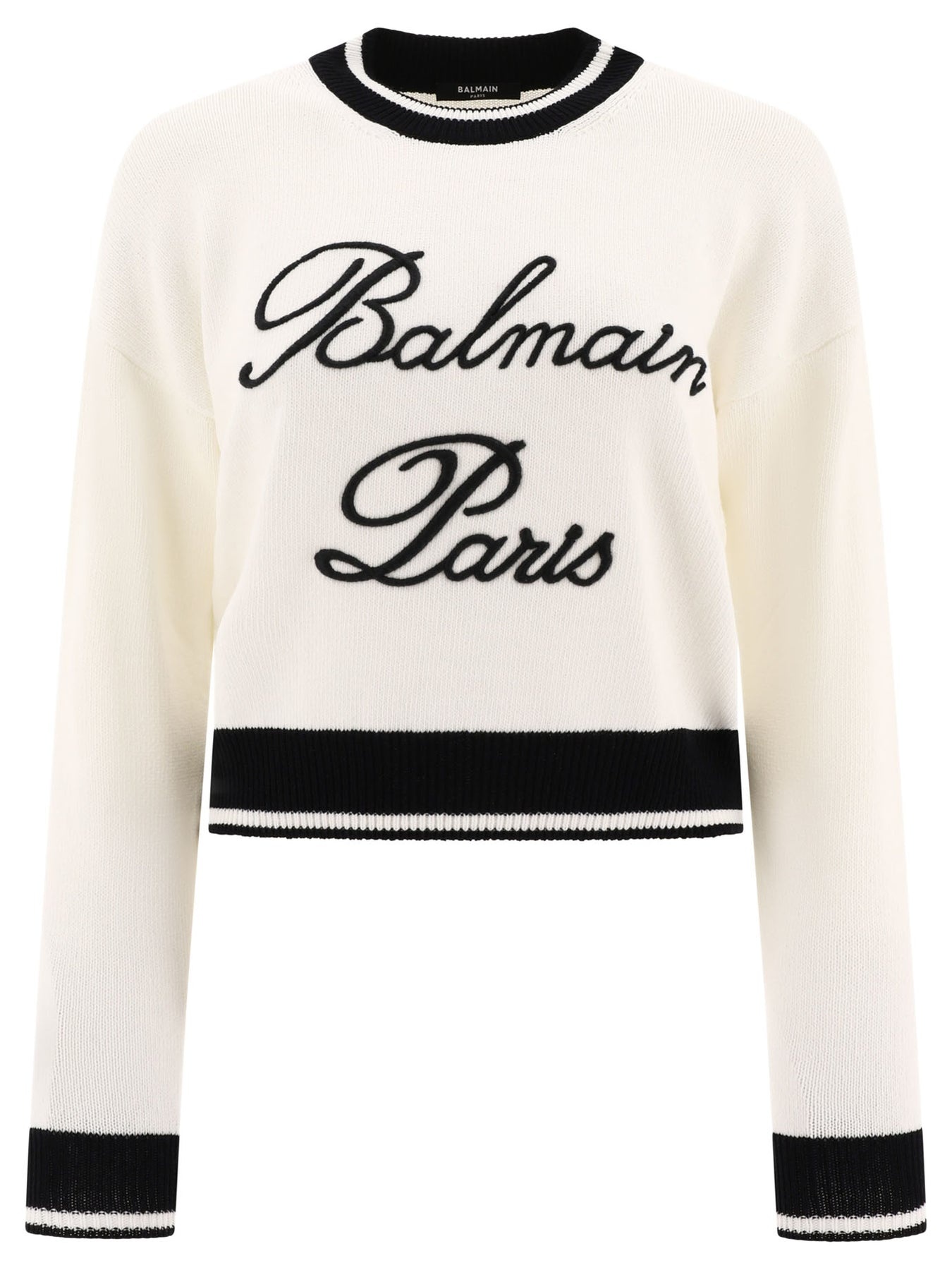 Balmain Signature Knitwear White - 1