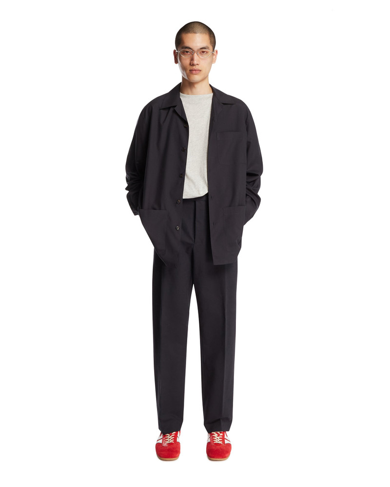 UMITBENAN Blue Matt Trousers outlook