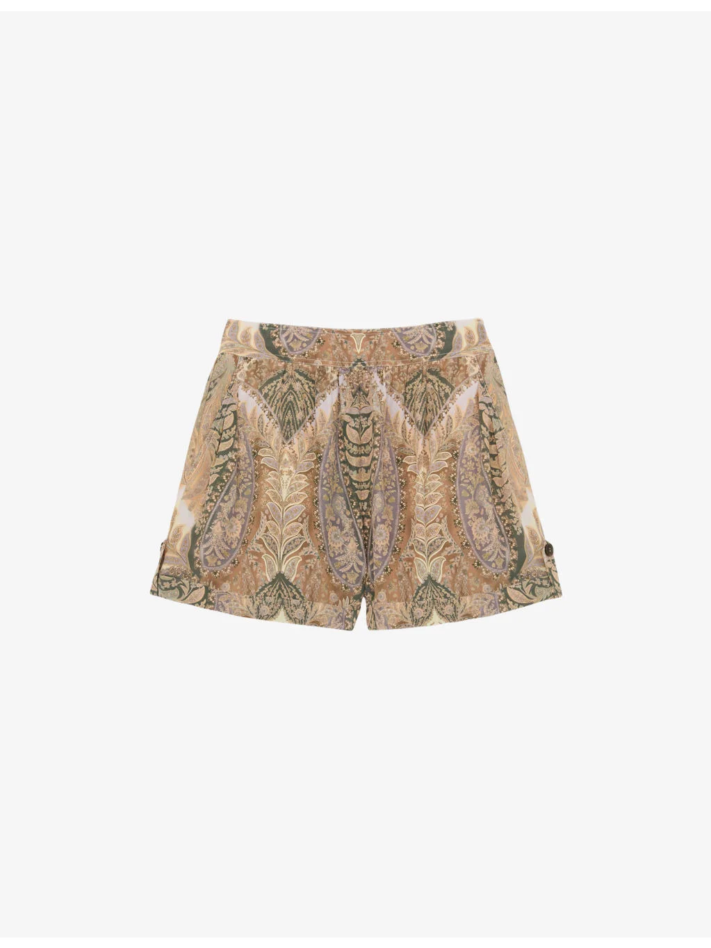 Neave Paisley-Print Woven Shorts - 1