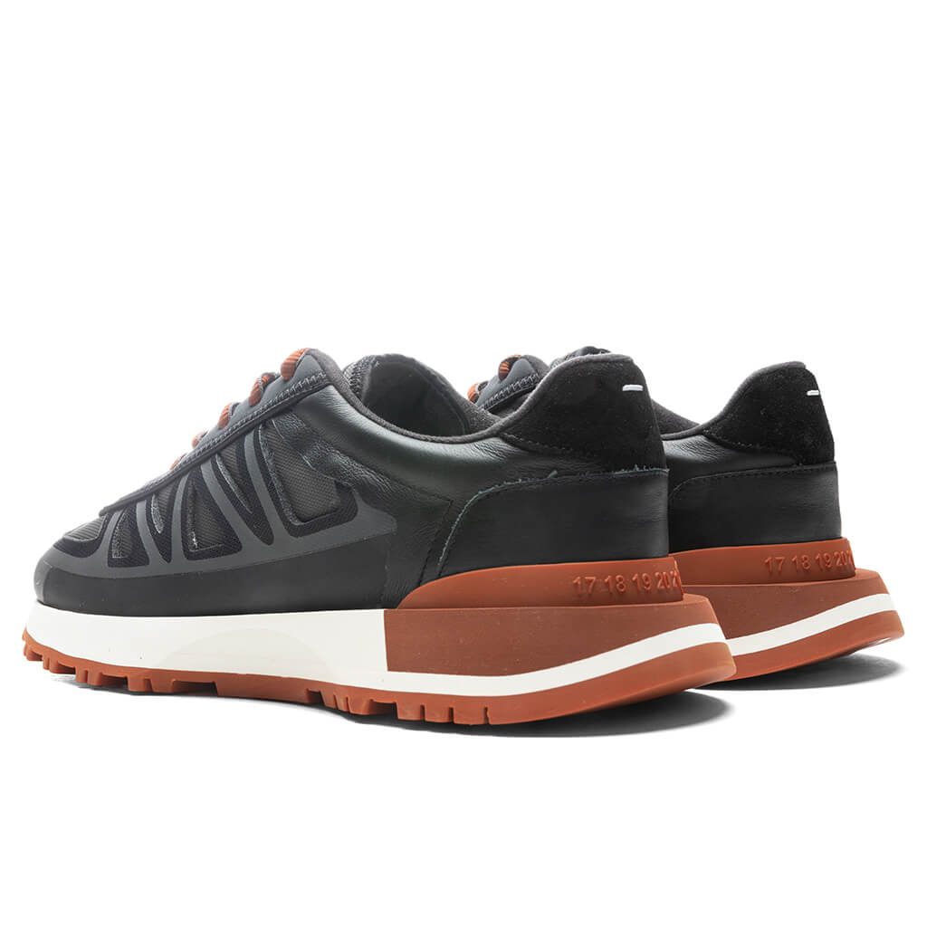 MAISON MARGIELA 50/50 SNEAKER - BLACK/ANTHRACITE - 3