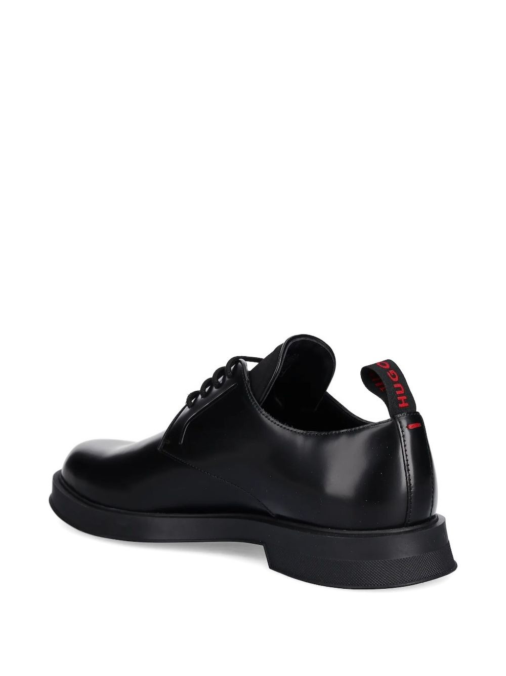 leather lace-up derby shoes - 2