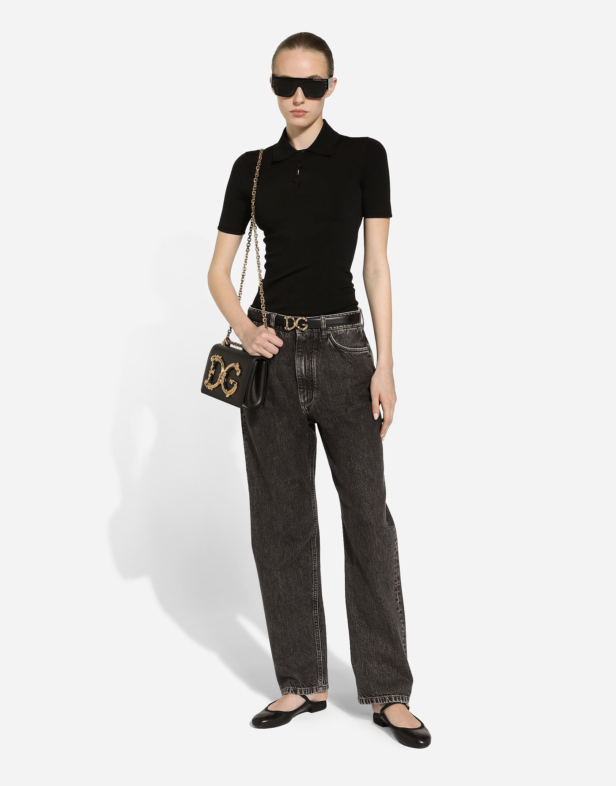 Cotton denim boyfriend jeans - 2