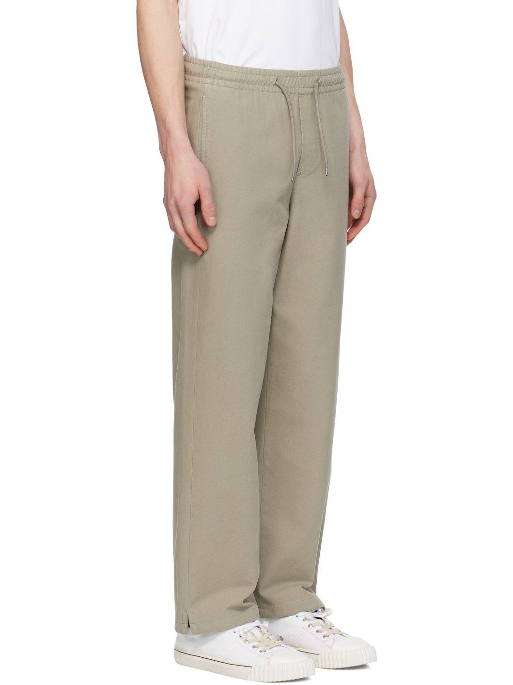 A. P.C. Khaki Vincent Trousers - 2